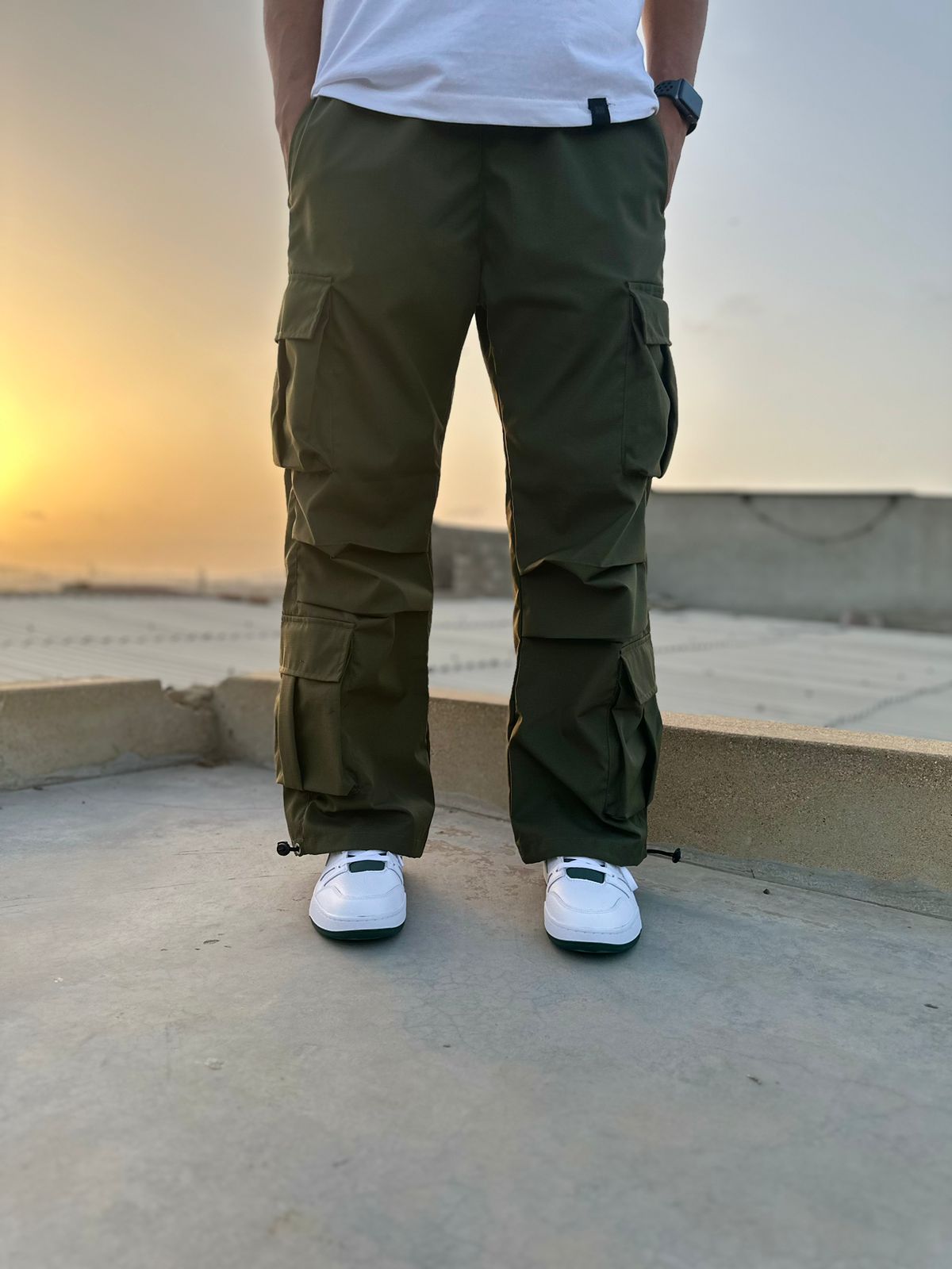 4 pocket wide leg cargo pant