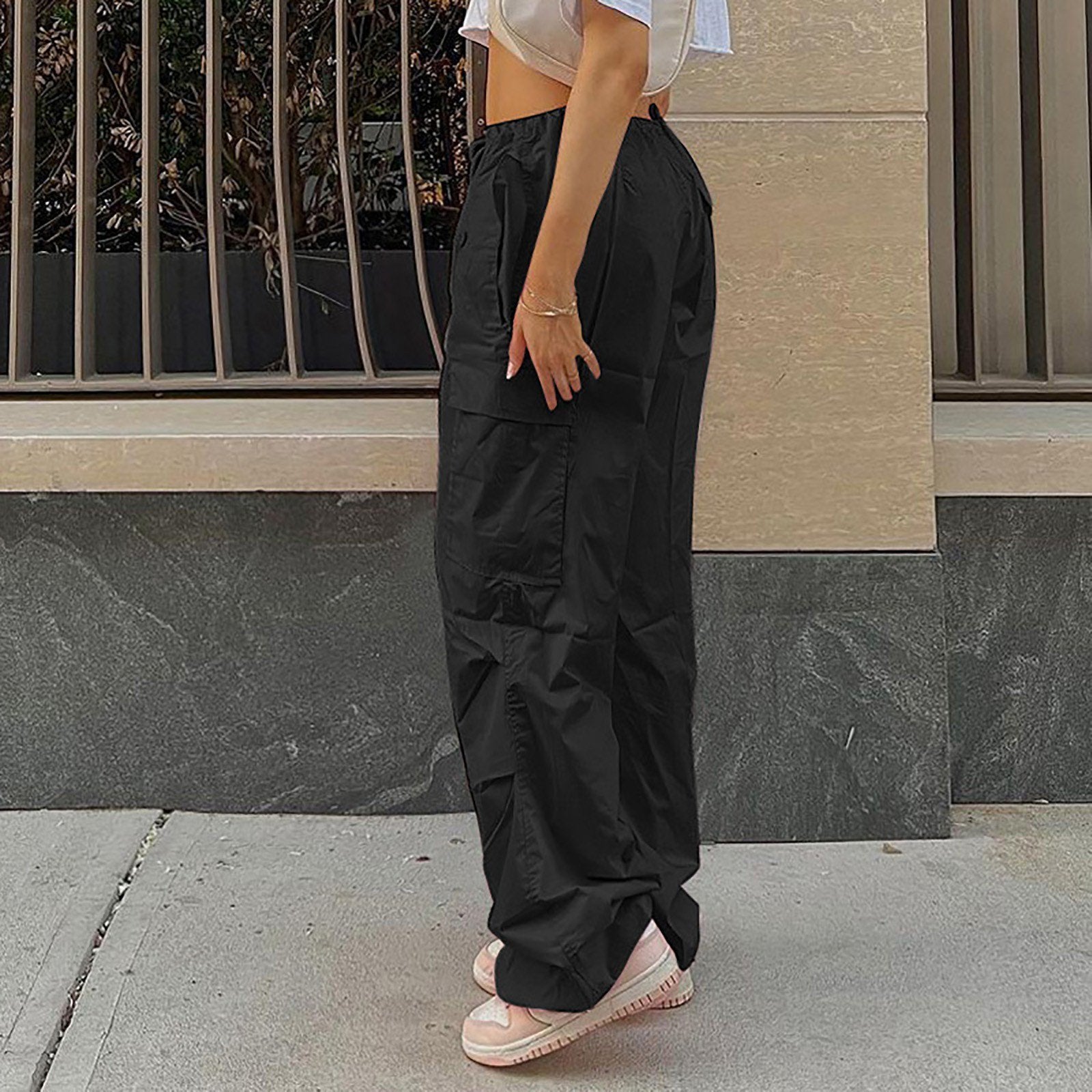 Straight Wide Leg Loose Casual Trousers Pant