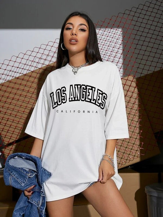 Letter Graphic Drop T-shirt