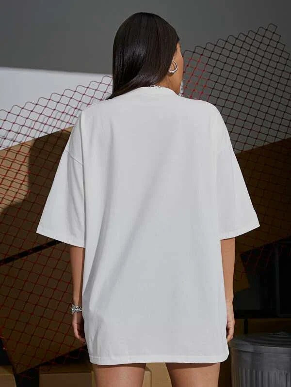 Letter Graphic Drop T-shirt
