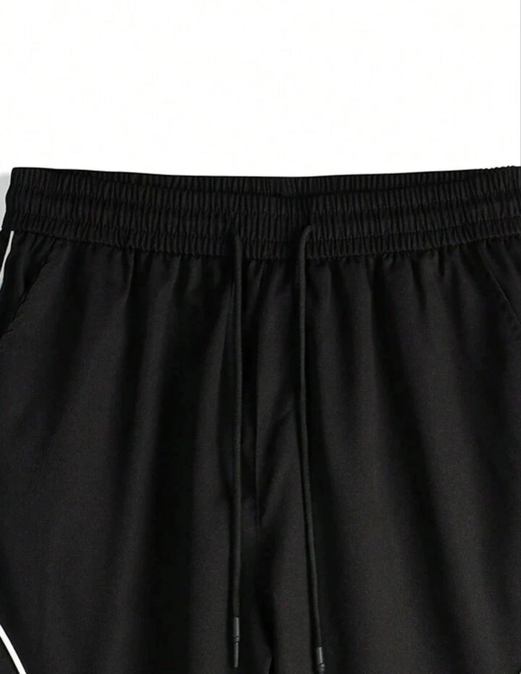 Loose-Fitting Men's Casual Patchwork Pants With Side Seam And Flip Pockets