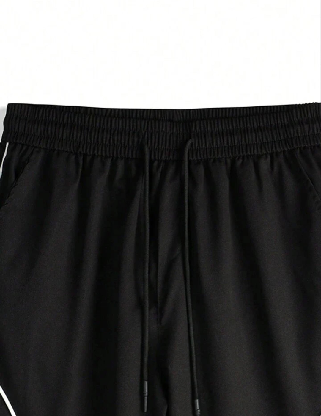 Loose-Fitting Men's Casual Patchwork Pants With Side Seam And Flip Pockets