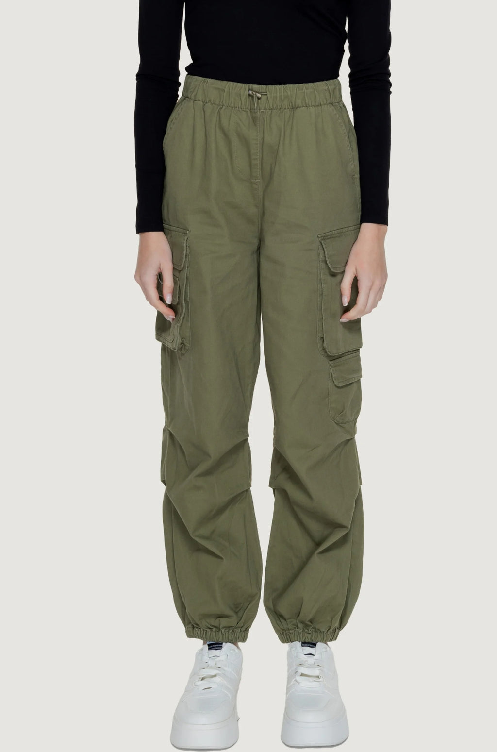 Flap Pocket Side Cargo Jeans