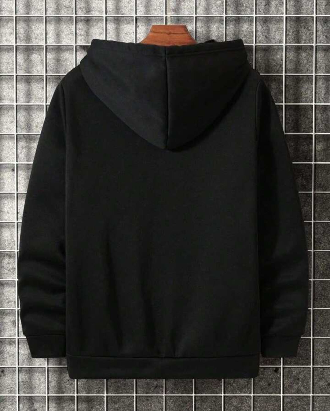 Sporsity Men's Letter Print Hooded Sweatshirt With Drawstring