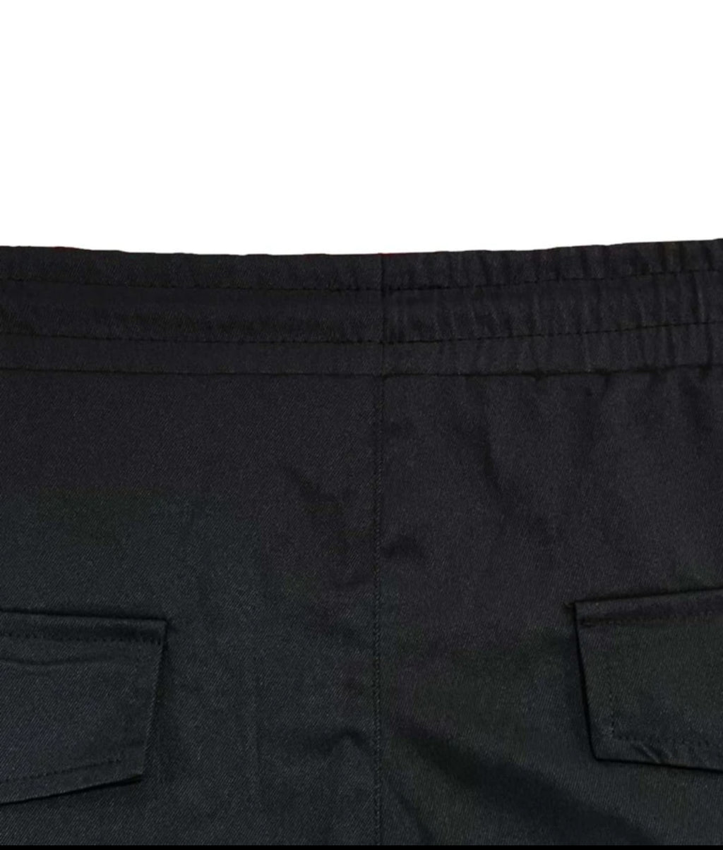 Flip Pocket Drawstring Waist Shorts
