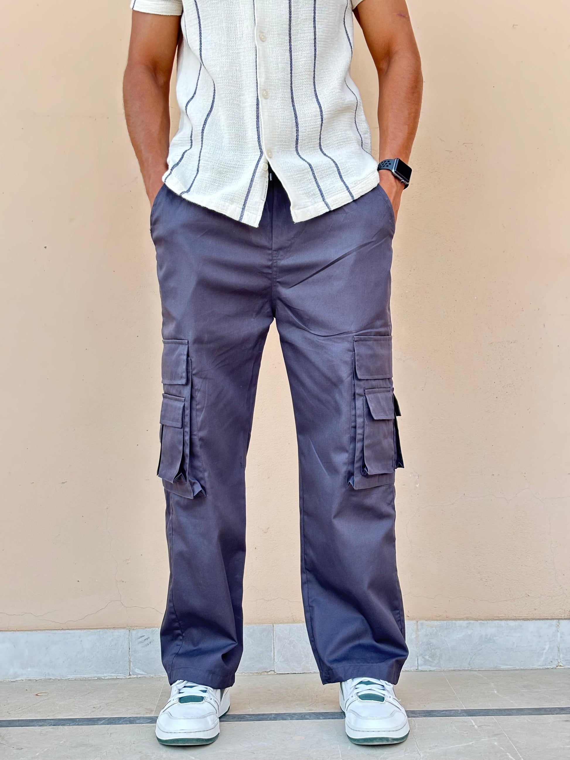 Cotton wide leg Cargo 25