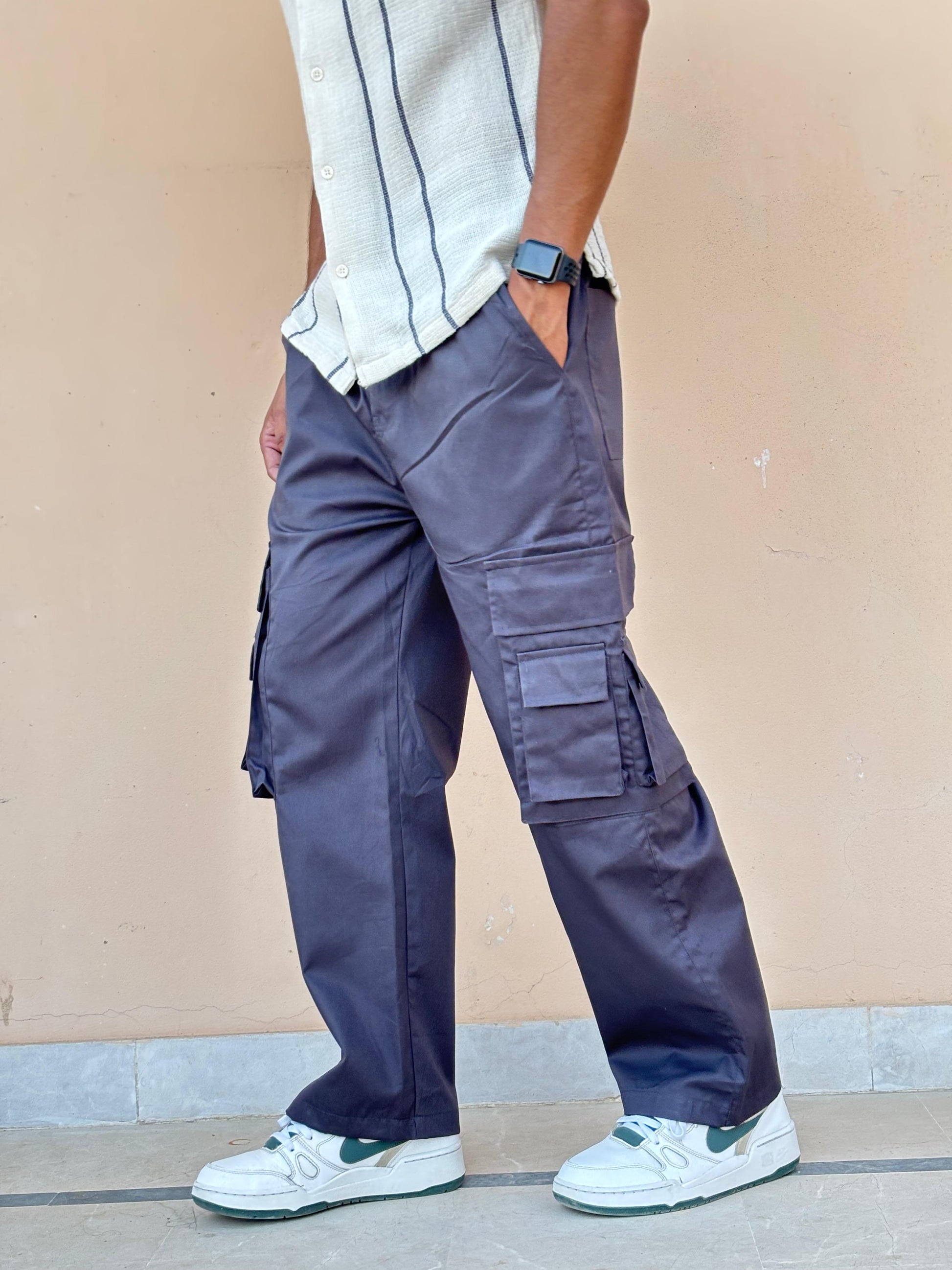 Cotton wide leg Cargo 25