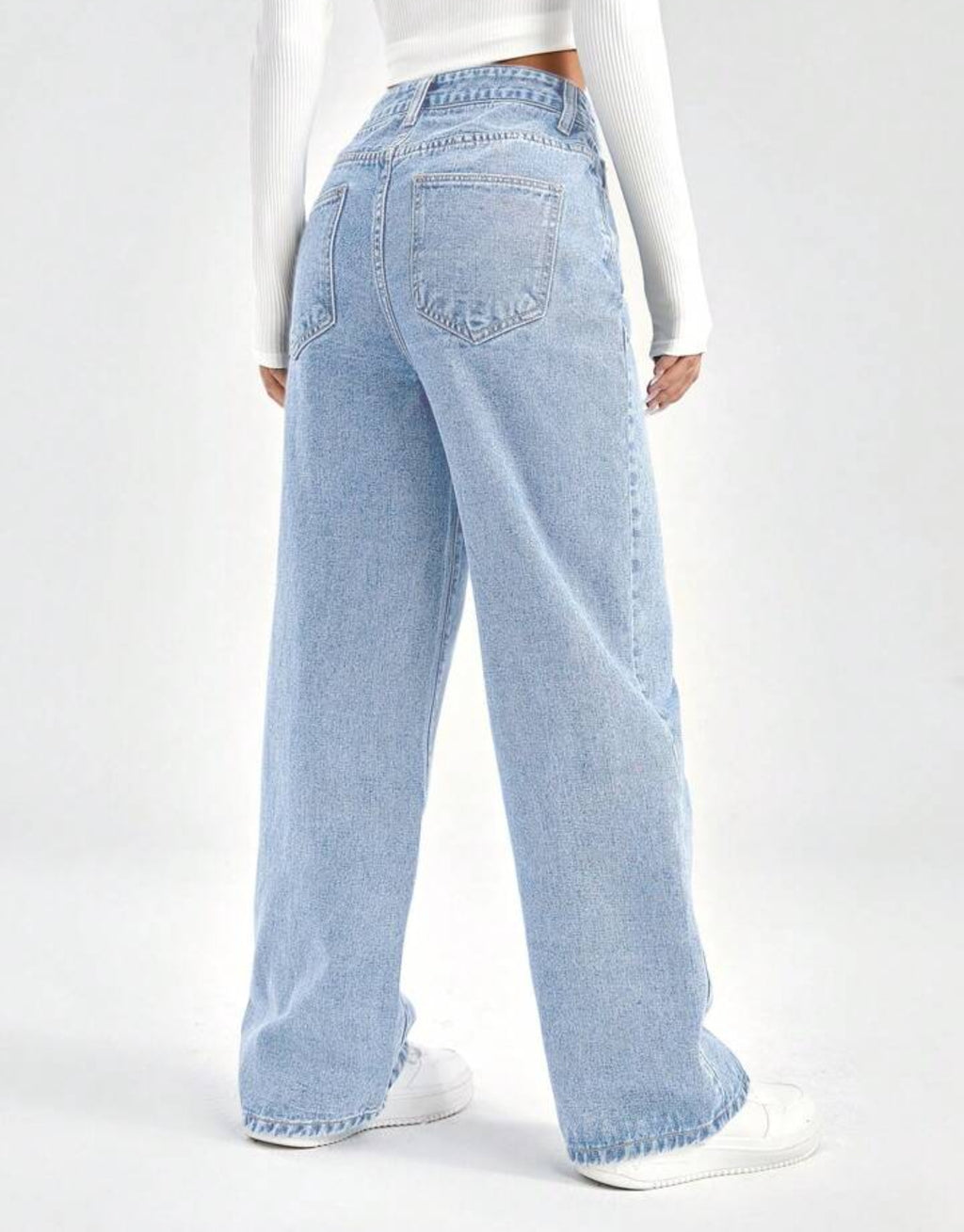 High Waist Wide Leg Jeans