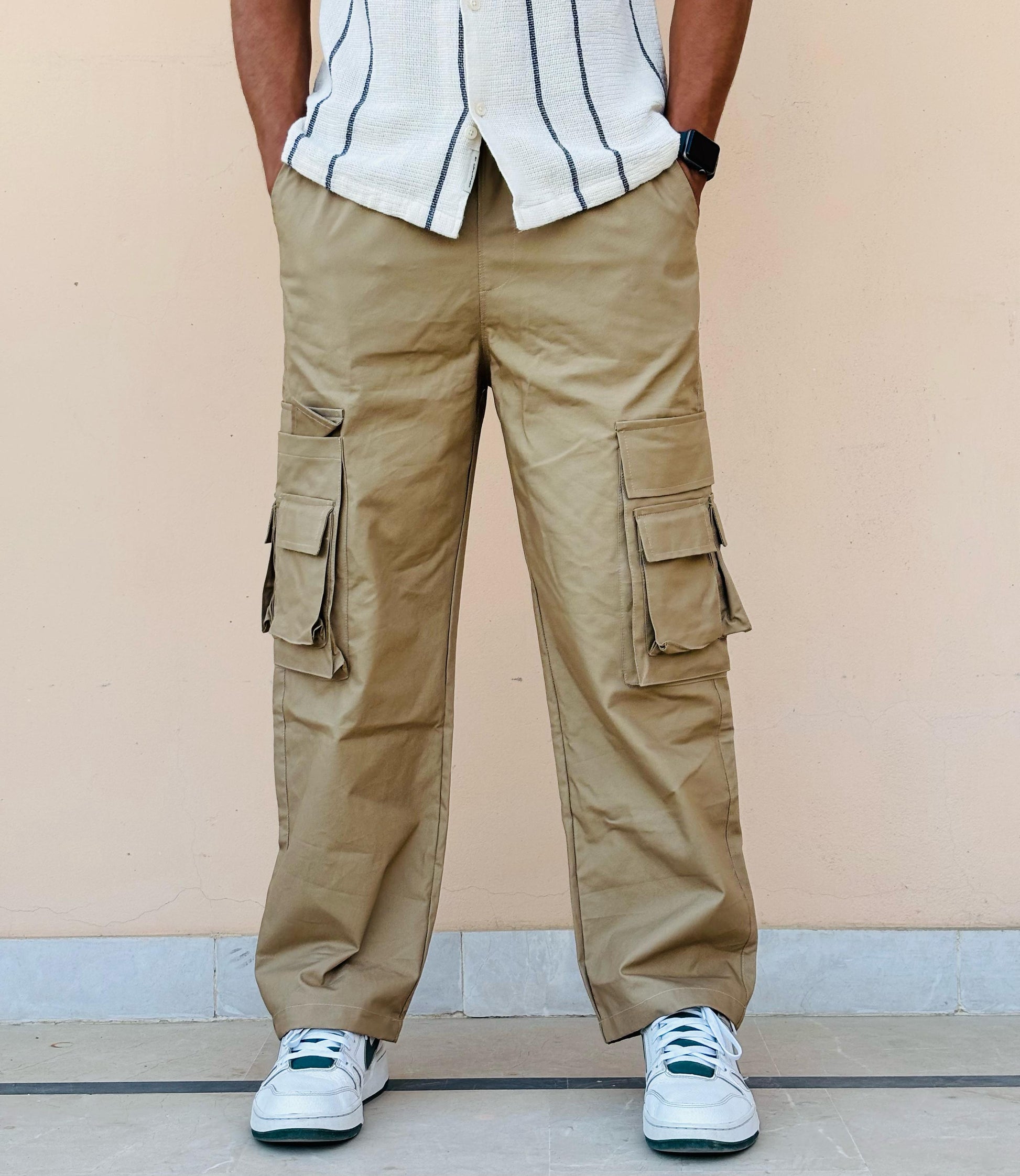 Cotton wide leg Cargo 25