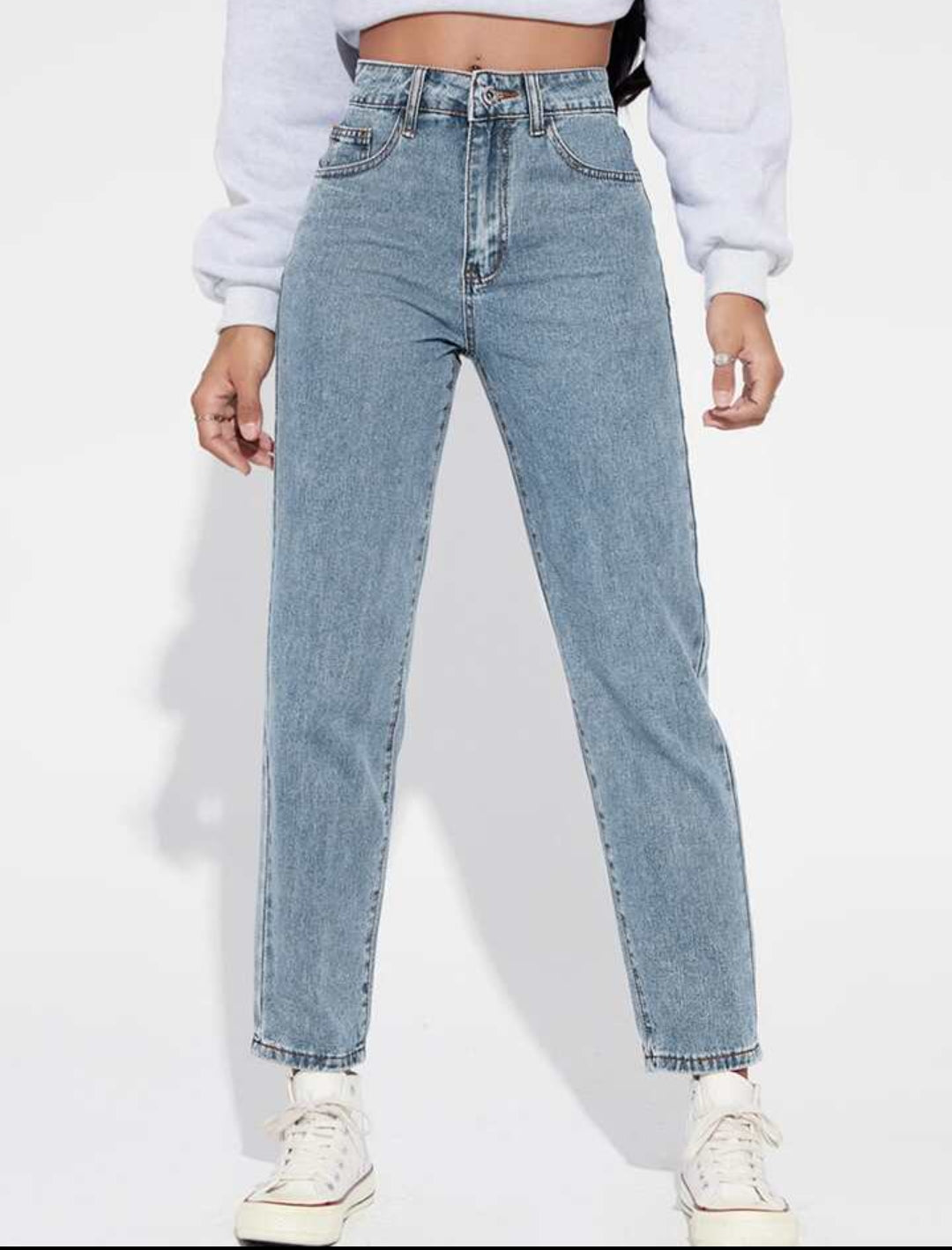 Solid Fit Jeans