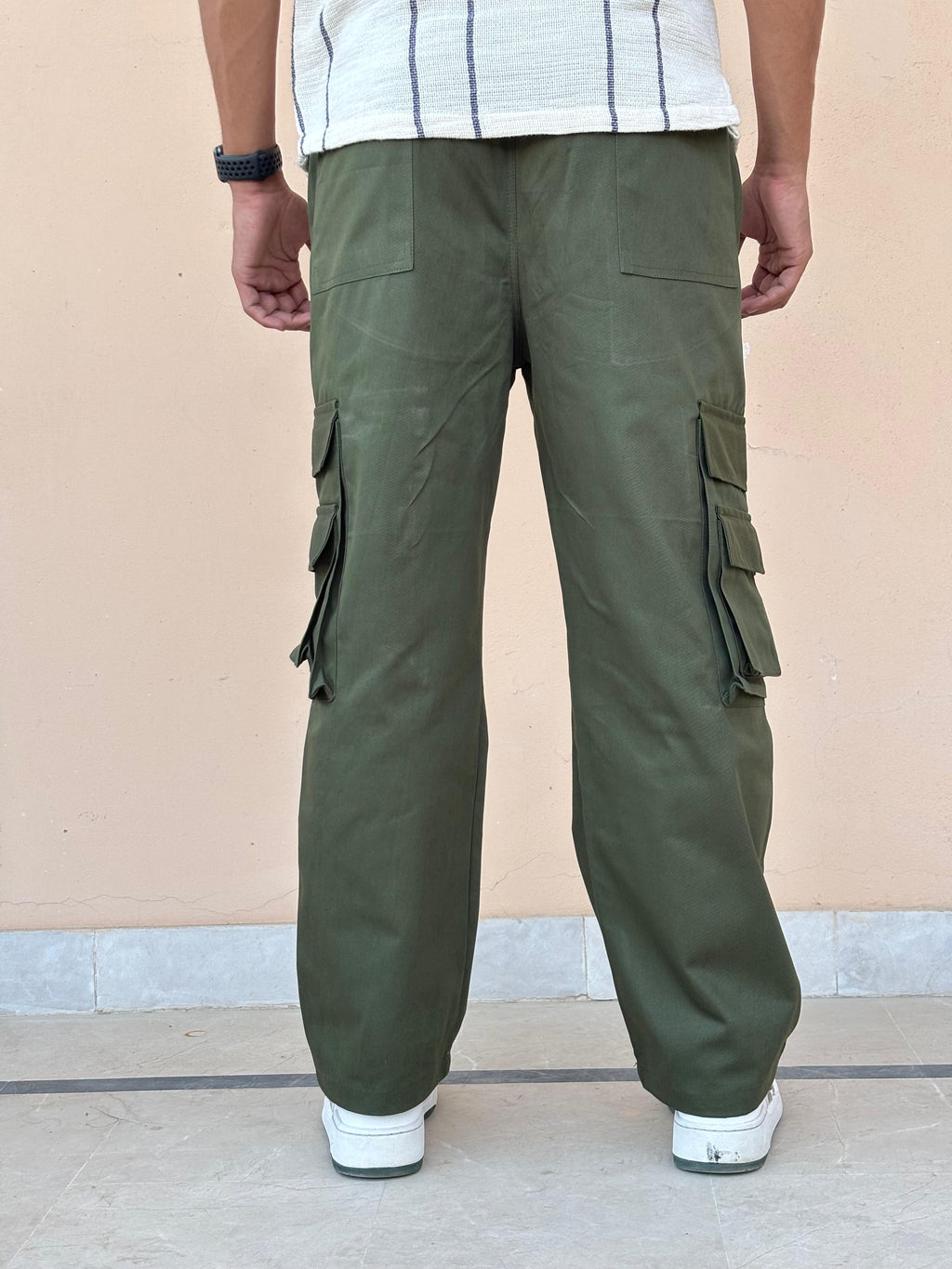 Cotton wide leg Cargo 25
