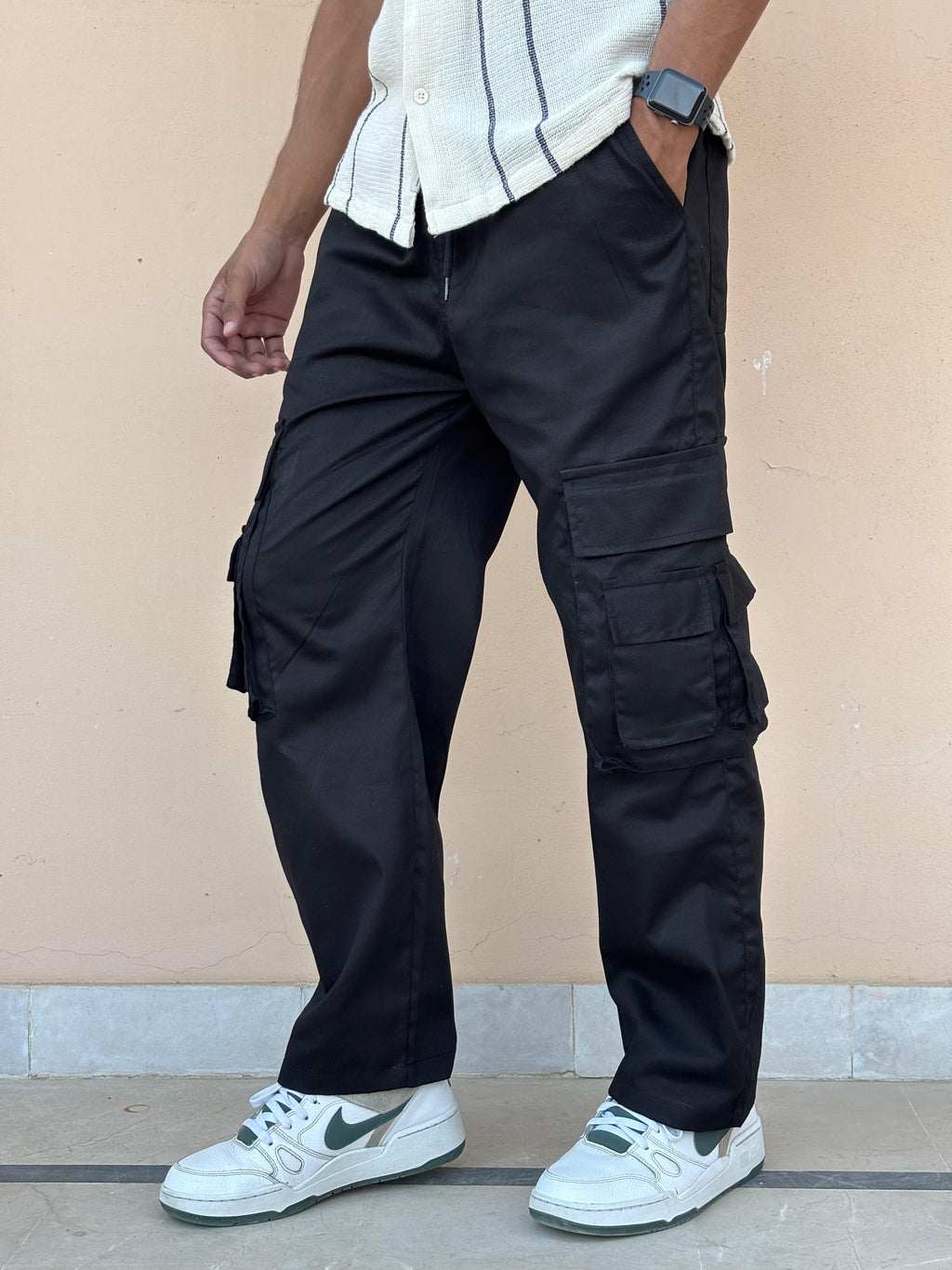 Cotton wide leg Cargo 25